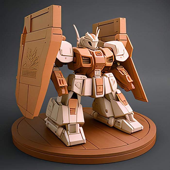 نموذج ثلاثي الأبعاد لآلة CNC ألعاب لعبة st SD Gundam Capsule Fighter